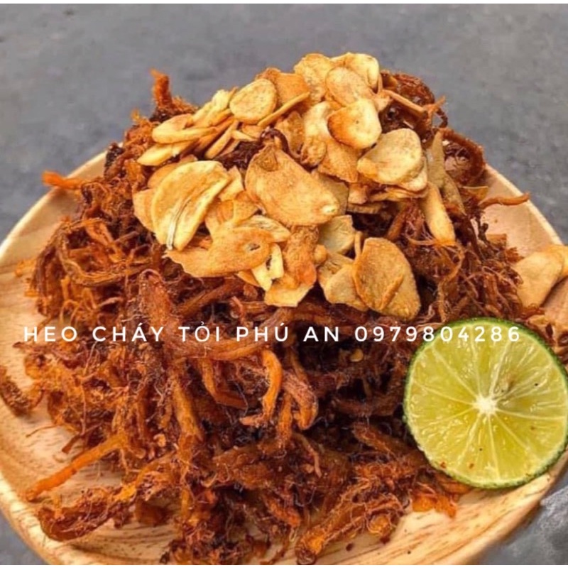 500g Khô Heo Cháy Tỏi Phú An. | BigBuy360 - bigbuy360.vn