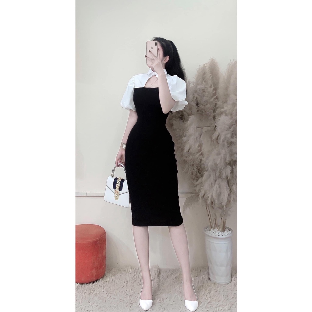 ĐẦM THIẾT KẾ BỒNG VAI - VENUS DESIGN