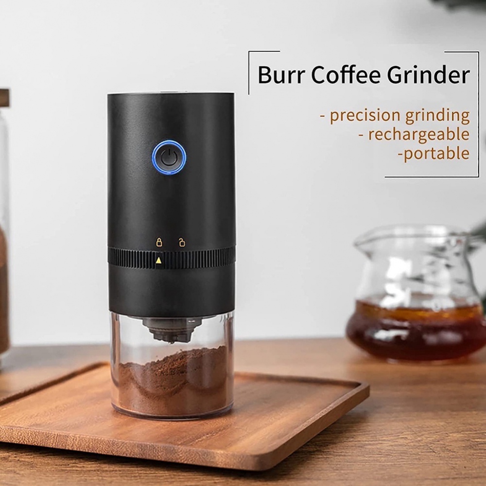 【DREAMLIFE】USB Electric Portable Coffee Grinder Coffee Bean Grinder ABSStainless Steel cANpqnDm YKdwxOI