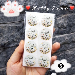 Combo 100 sticker “ Thank you “ ( chọn mẫu )