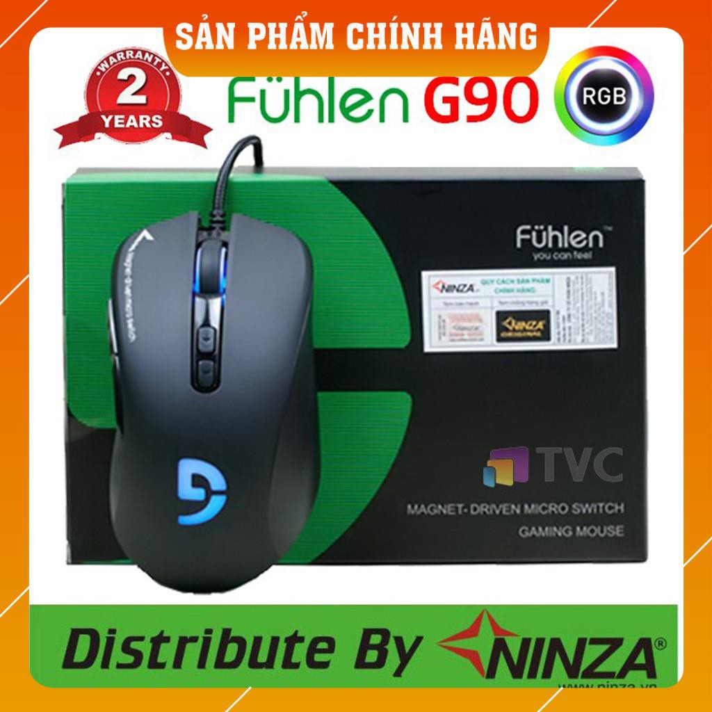 [SẴN HÀNG] Chuột Gaming Fuhlen G90 - Click bất tử - Màu đen - Tem Ninza phân phối - BH 24 tháng [LỖI 1 ĐỔI 1] | WebRaoVat - webraovat.net.vn