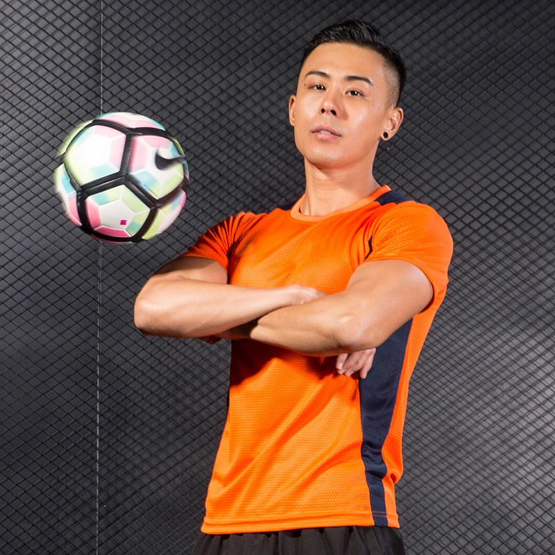 Áo Thun Thể Thao Ngắn Tay Thấm Hút Mồ Hôi Nhanh Dành Cho Nam