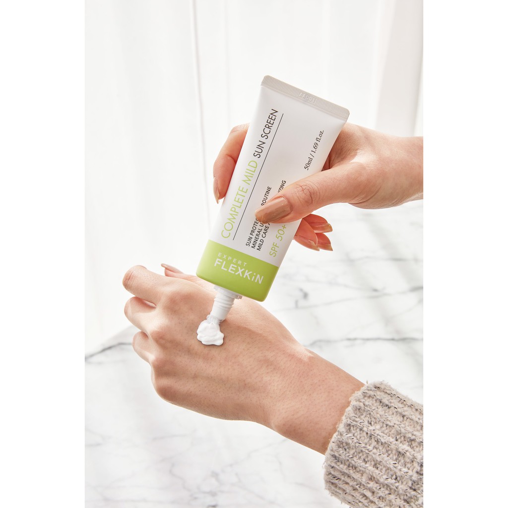 🌞 {CHÍNH HÃNG HÀN QUỐC} KEM CHỐNG NẮNG VẬT LÝ EXPERT FLEXKiN COMPLETE MILD SUN SCREEN SPF 50+/PA ++++ 50ml/1.69 fl.oz. | BigBuy360 - bigbuy360.vn