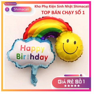 BONG BÓNG HÌNH CẦU VỒNG TRANG TRÍ SINH NHẬT CHO BÉ GIÁ RẺ