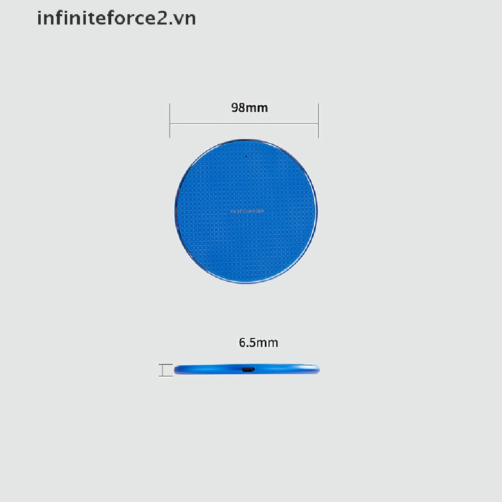 Đế Sạc Nhanh Không Dây 20W Cho Samsung Galaxy S10 S9 S8 Note9 USB Qi