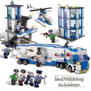 Lắp ráp xếp hình c016 : trụ sở cảnh sát