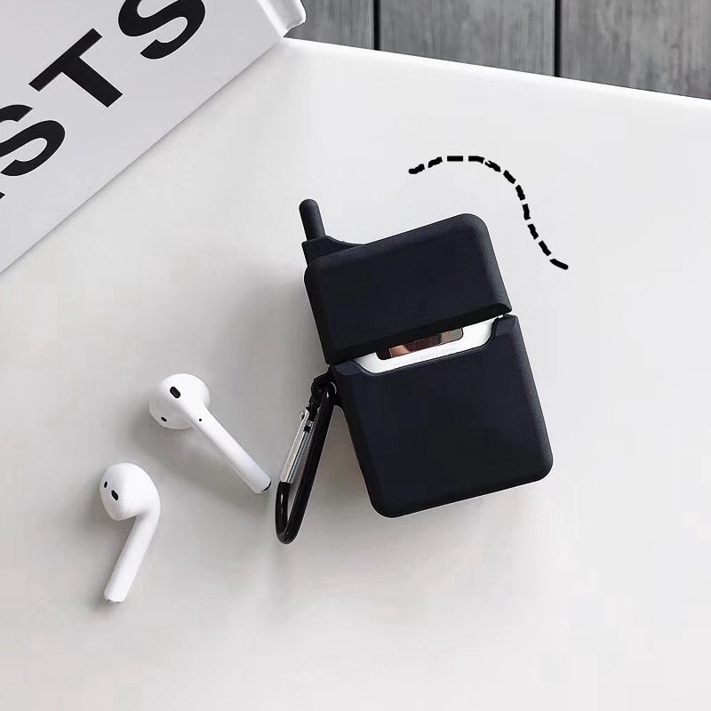 Case Airpods 3D Old Mobile phone Design Silicone Cover Airpods Case for Apple Airpod 2 / 1