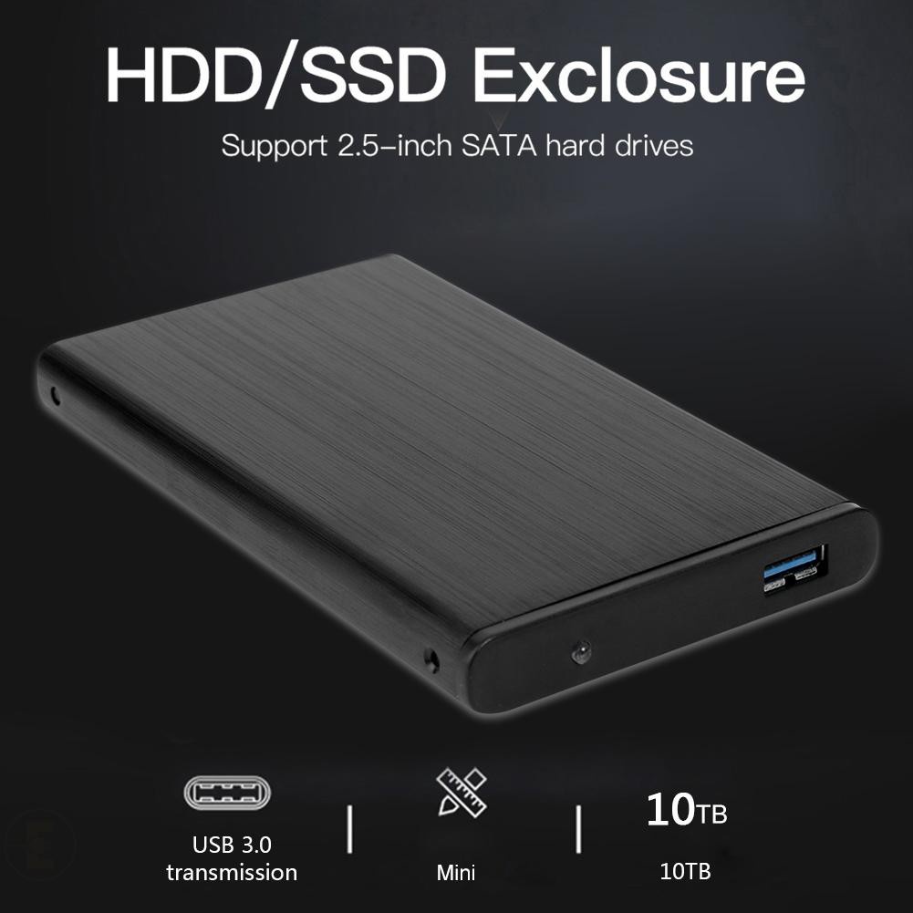 Vỏ Ổ Cứng Ngoài Usb 3.0 6gbps 2.5 Inch Hdd Ssd Bằng Hợp Kim Nhôm | BigBuy360 - bigbuy360.vn