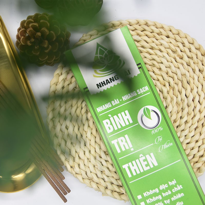 NHANG BÀI BÌNH TRÍ THIỆN - NHANG THẢO MỘC (HỘP 100 CÂY)