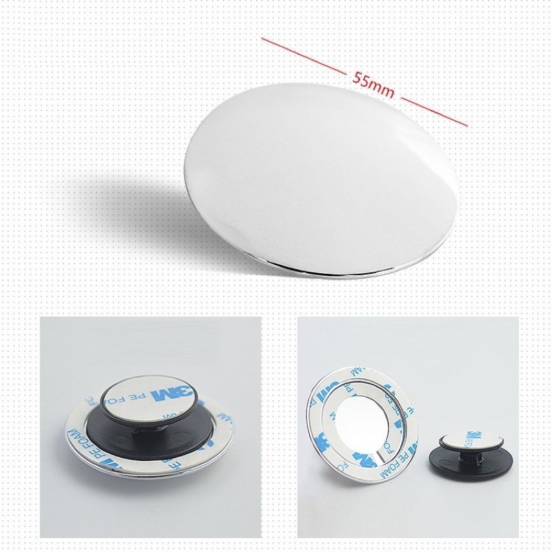 Bộ 2 Gương cầu lồi gắn kính hậu ô tô xoay 360 xóa điểm mù, chống thấm nước | BigBuy360 - bigbuy360.vn