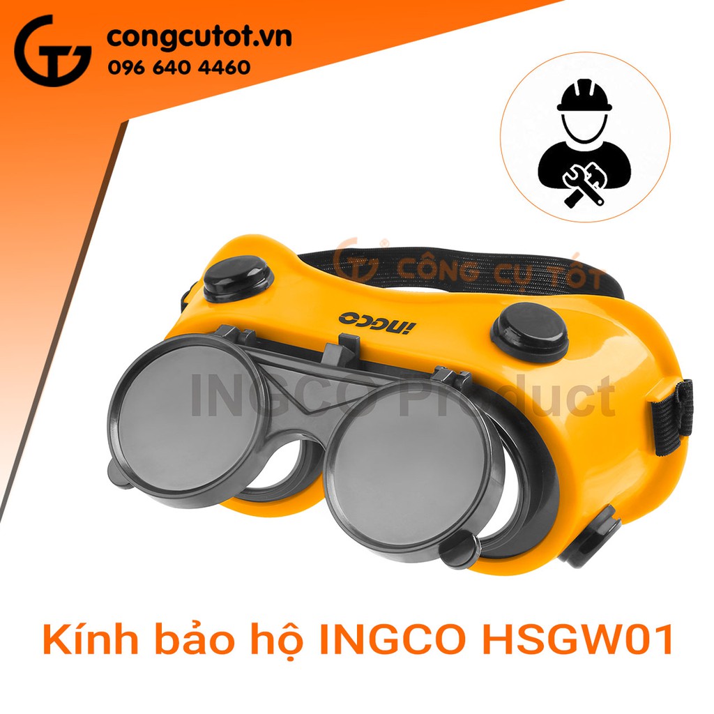 Kính bảo hộ INGCO HSGW01, kính hàn