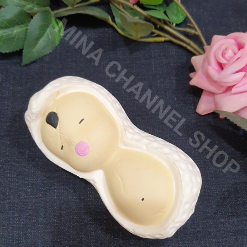 Squishy dễ thương Squishy Em Bé Đậu Phộng Siêu Chậm Tăng mềm thơm