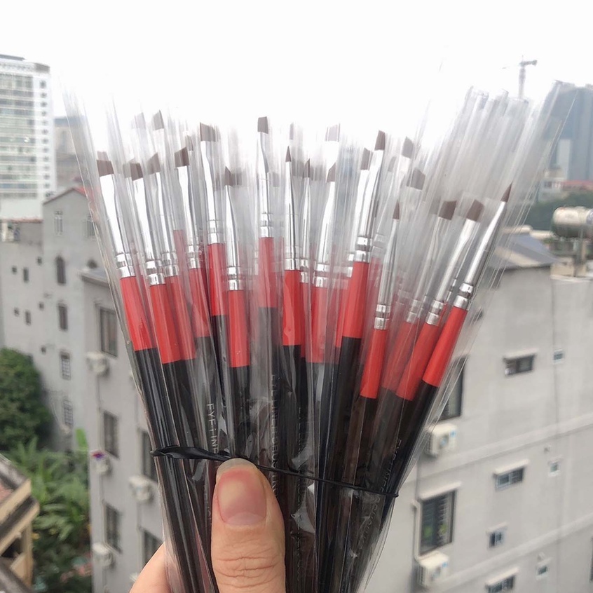 Cọ Kẻ Mắt Eyeliner Brush Korea TRANCI Chính Hãng Hàn Quốc Chuyên Kẻ Viền mắt Siêu Sắc Nét