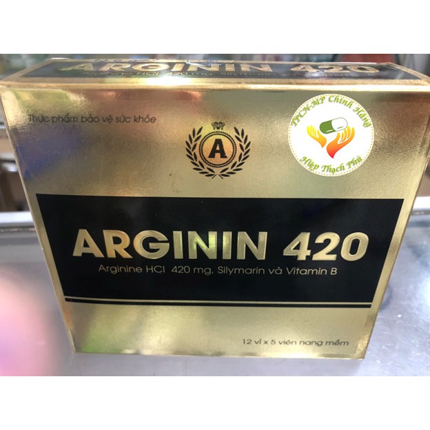 ARGININ 420 (60 viên) - Thực phẩm bảo vệ tế bào gan, mật, giúp tăng cường chức năng gan