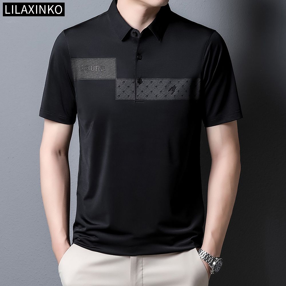 Áo Thun Polo Tay Ngắn In Họa Tiết Cổ Điển 3 Màu Sắc Thời Trang Cho Nam