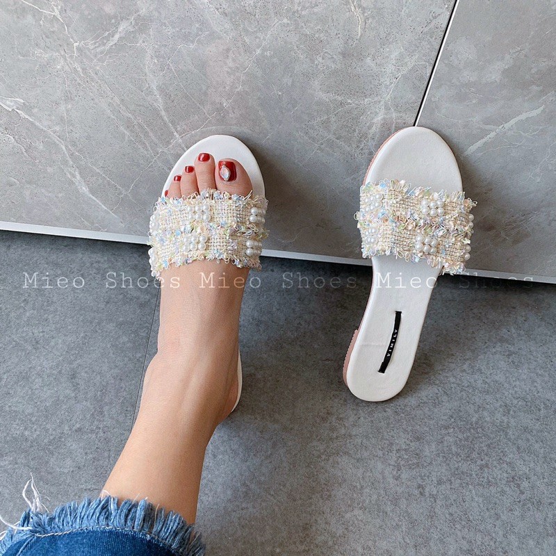 DÉP LỤA QUAI NGỌC ( MIEO SHOES D945 D946 D947 D948 D950 )