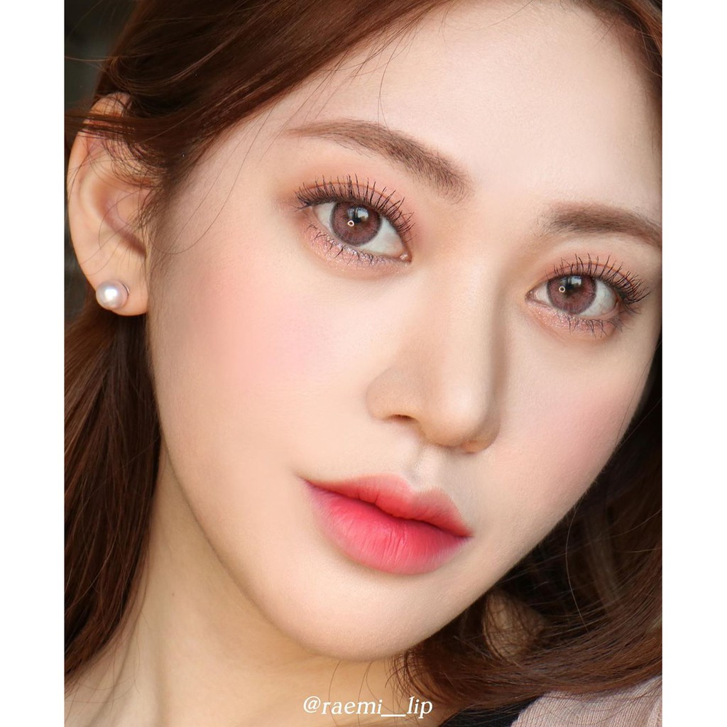 [Lens 1 Ngày] Áp Tròng LIGHLY ROSE PINK -  LENS TOWN KOREA Lens Ẩm Cao Giãn Nhẹ Tông Tự Nhiên, Phù Hợp Cho Mắt Nhạy Cảm