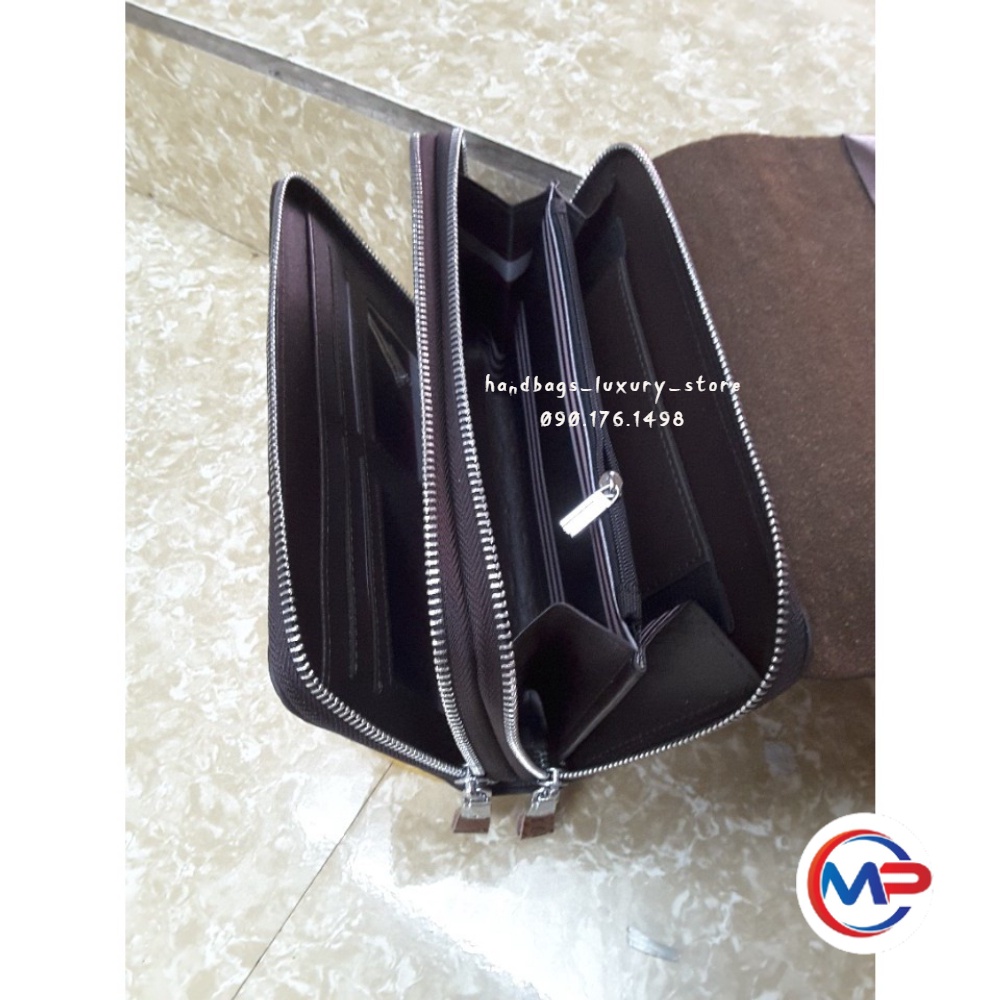 𝑭𝑹𝑬𝑬𝑺𝑯𝑰𝑷  Clutch Ví Cầm Tay Da Cá Sấu Vân Nổi shop sỉ toàn quốc