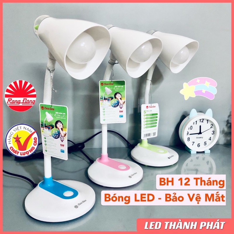 Đèn học để bàn Rạng Đông RL 32 chống cận kèm bóng LED 5W tiết kiệm điện năng, bảo vệ thị lực