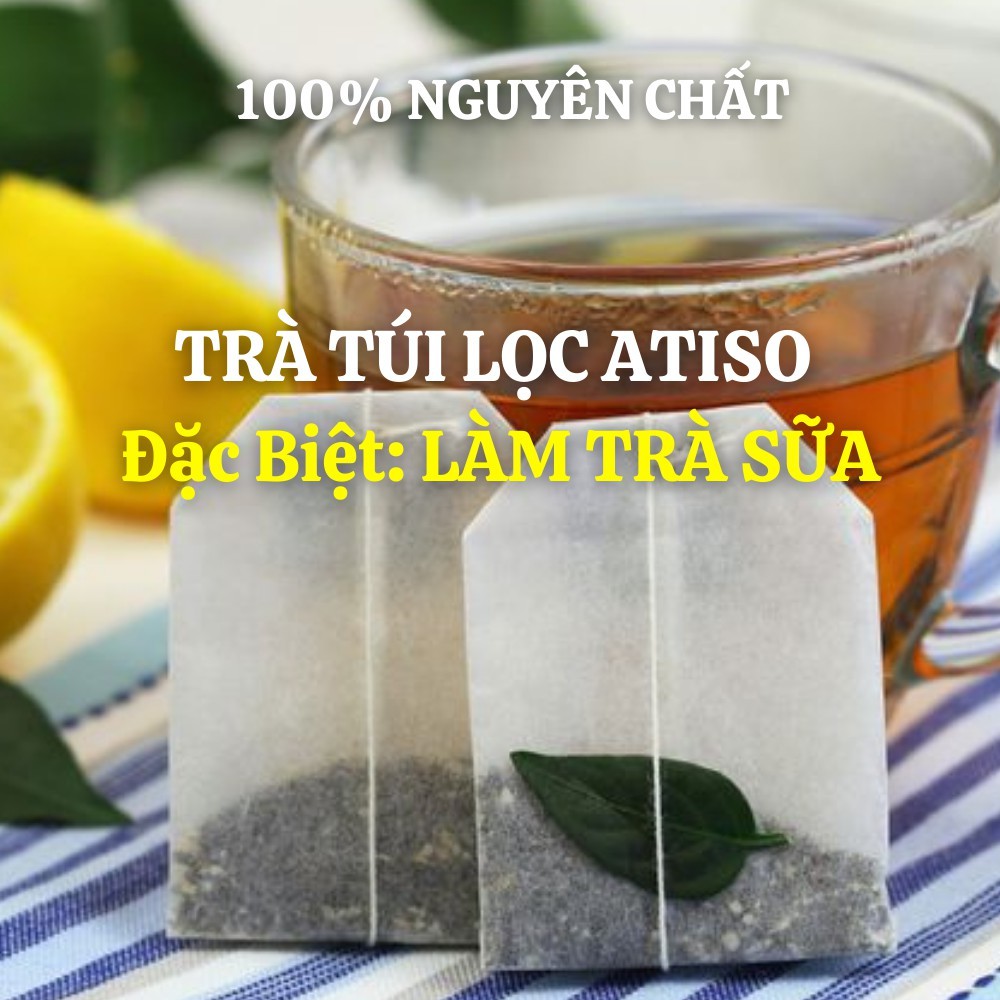 10 TÉP trà Atiso, dùng pha với sữa, thanh nhiệt giải độc gan, trà túi lọc atiso ĐẶC SẢN ĐÀ LẠT ORGANIC