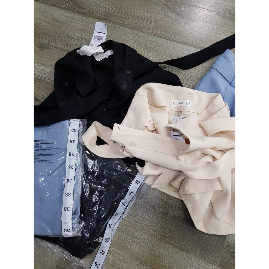 Quần short 03 màu kèm belt thắt nơ - chuẩn dư xịn