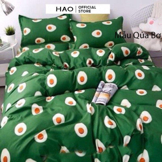 Bộ 5 Món Vỏ Chăn Ga Gối thương hiệu Haohao chất liệu Coton poly cao cấp đa dạng mẫu mã