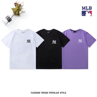 MLB Áo Thun Cotton Ngắn Tay Kiểu Dáng Thể Thao Cho Nam Và Nữ