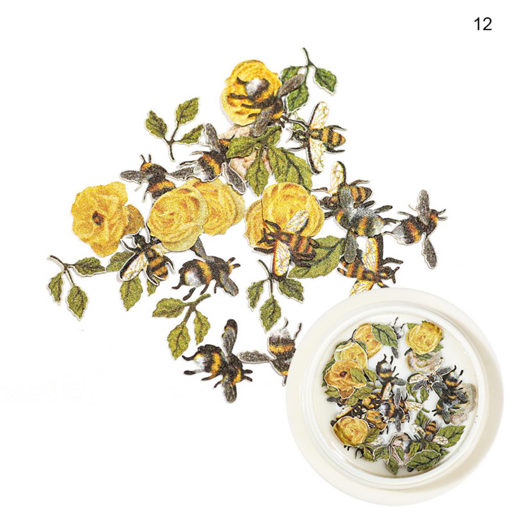 Kim Sa Hình Bướm/Bướm/Chuồn Chuồn Lấp Lánh Trang Trí Móng Nghệ Thuật DIY