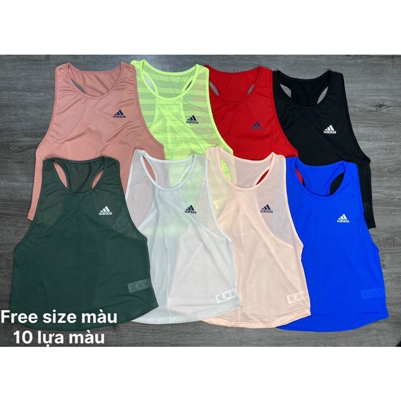 ÁO TANKTOP TẬP GYM, YOGA - TANKTOP TRƠN VẢI THUN LƯỚI (Das)