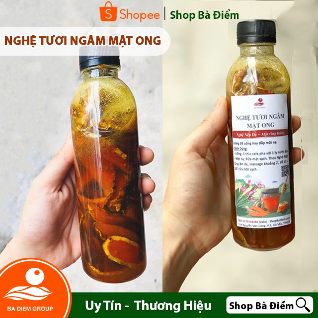 Nghệ Ngâm Mật Ong Rừng ! Giảm Mụn, Mờ Nám, Trắng Da | Nghệ Ngâm Mật Ong - Shop Bà Điểm