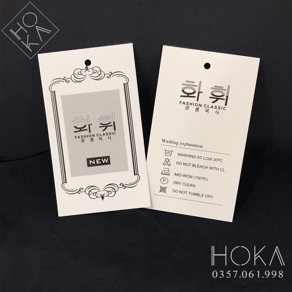 Tag mác quần áo cao cấp - CÓ SẴN