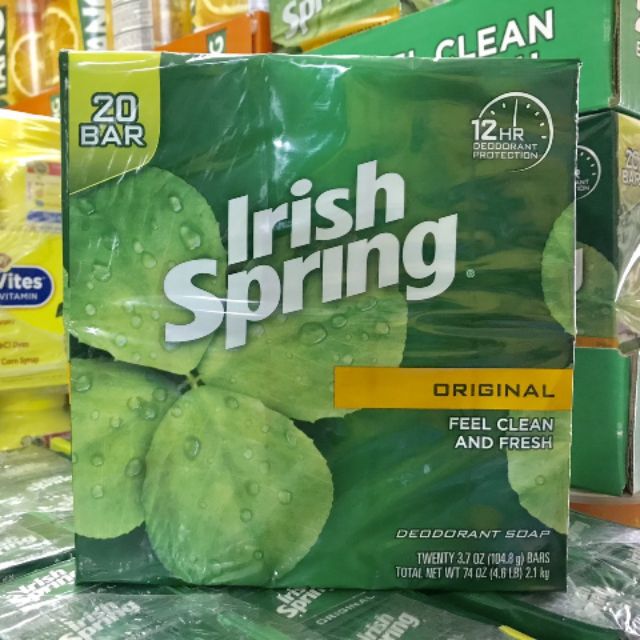 Xà bông cục Irish Spring Aloe Deodorant Soap