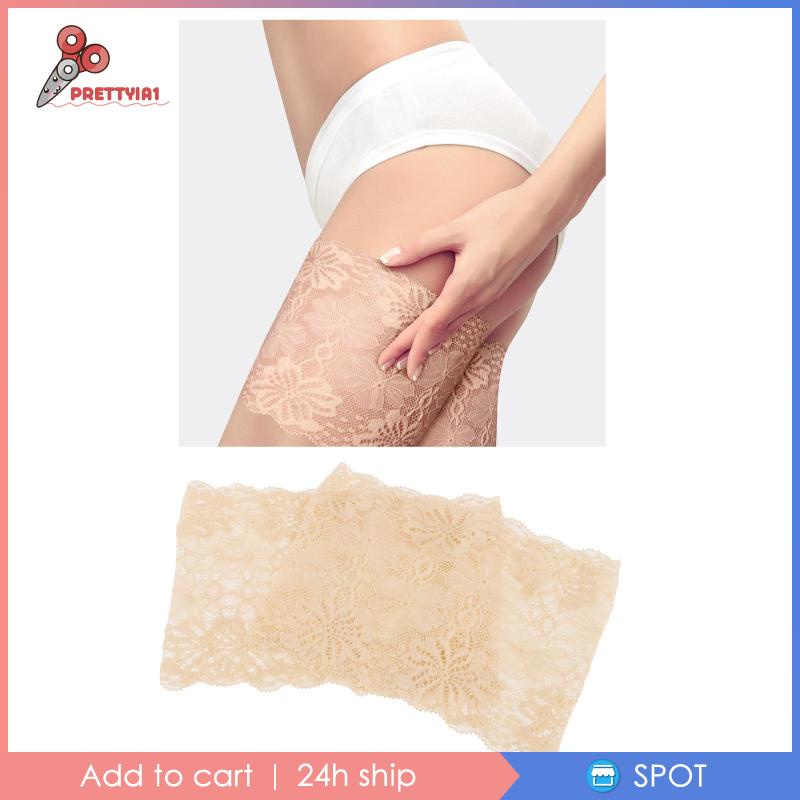 [Prettyia1] Băng Đeo Đùi Ren Co Giãn Chống Chảy Xệ