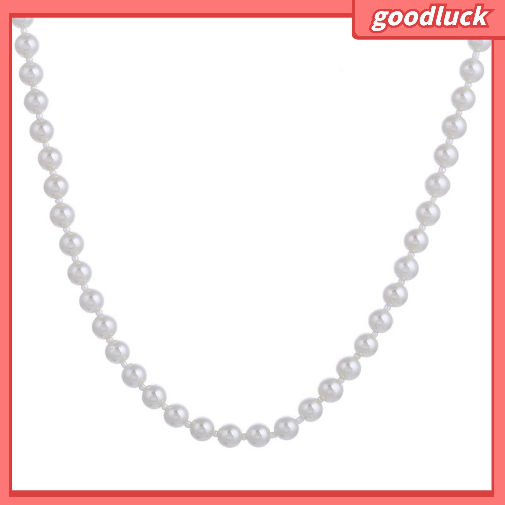 Vòng Cổ Dáng Dài Đính Ngọc Trai Thanh Lịch Cho Nữ