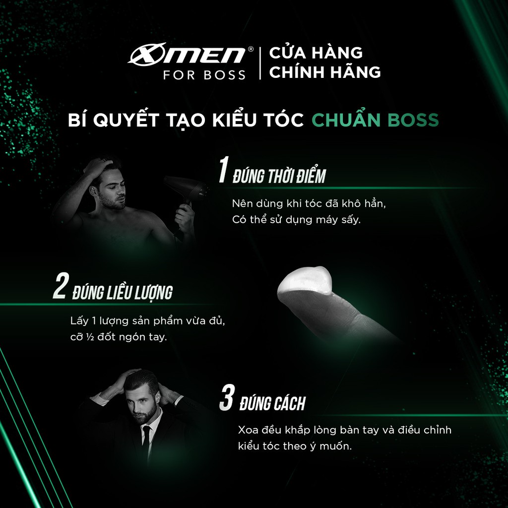 [Mã COSMEN giảm 8% đơn 250K] Wax X-men for Boss Spiky 70g