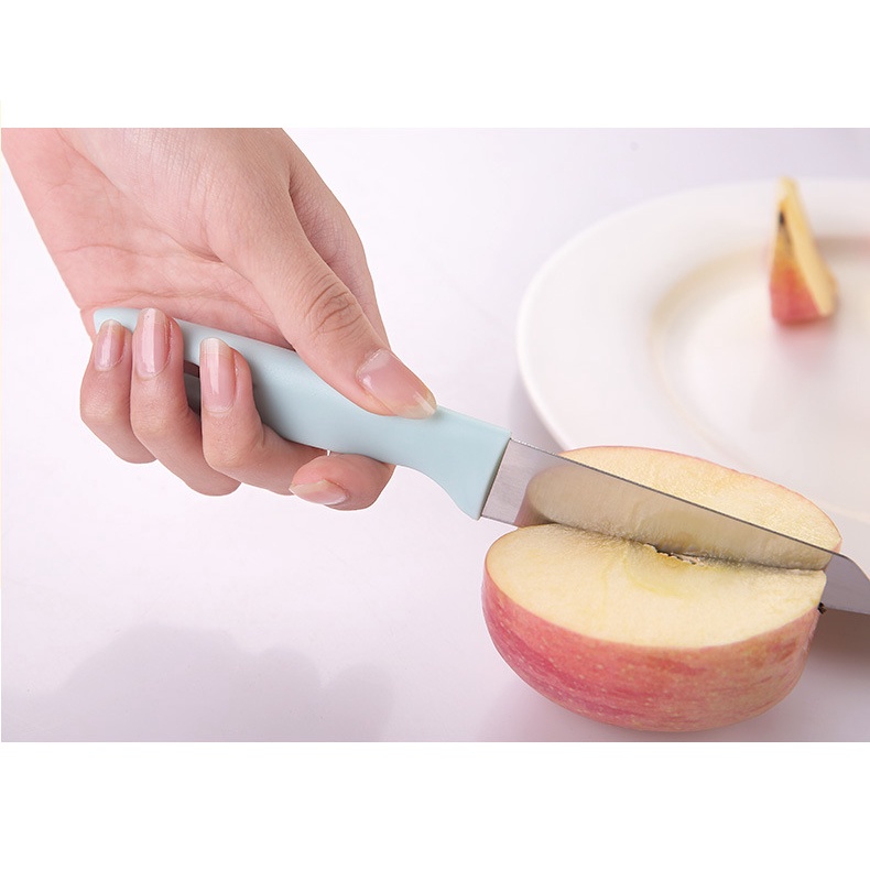 Dao gọt hoa quả có nắp an toàn, dao gọt trái cây chất liệu thép không gỉ HQ1, HQ2, HQ3