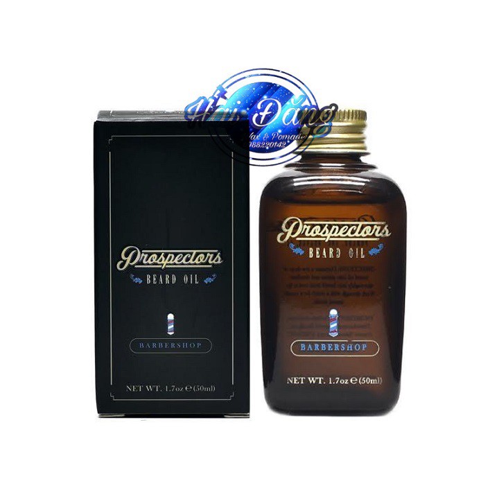 [ Chính Hãng USA ] Tinh dầu dưỡng râu Prospectors Barbershop Beard Oil