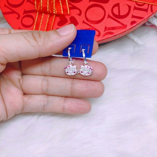 Bông tai Kitty dạng vòng tròn