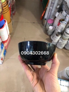 Bát cơm phíp đen Fataco