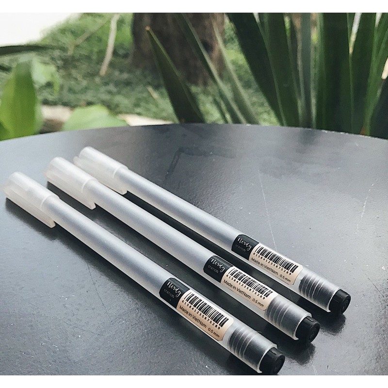 Bút gel dupe Muji ngòi 0.5mm - Nerdy pen