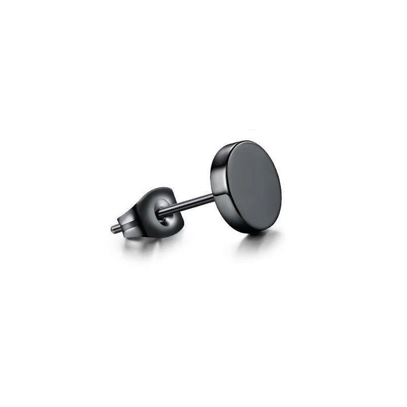 XiaoboACC 1 Piece Korean Fashion Titanium Steel Dumbbell Stud Earrings