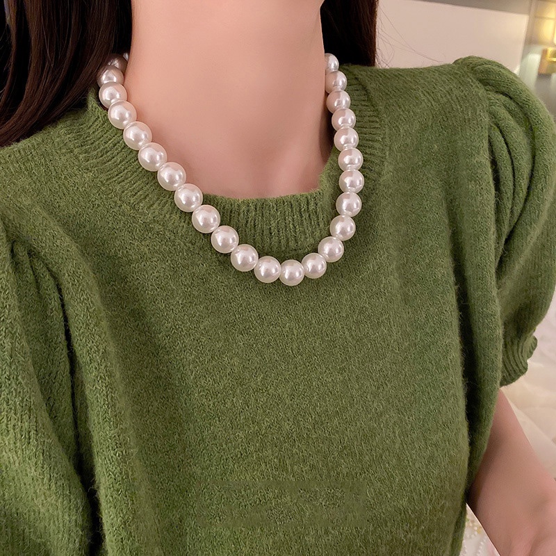 Dây Chuyền Đính Ngọc Trai Thiết Kế Mới Đơn Giản Thời Trang