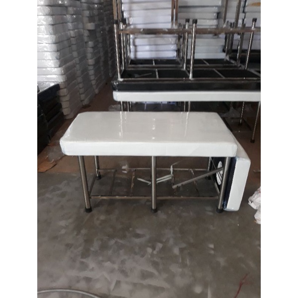 Giường Inox Spa , Giường Inox Massage Chân Tròn Lớn