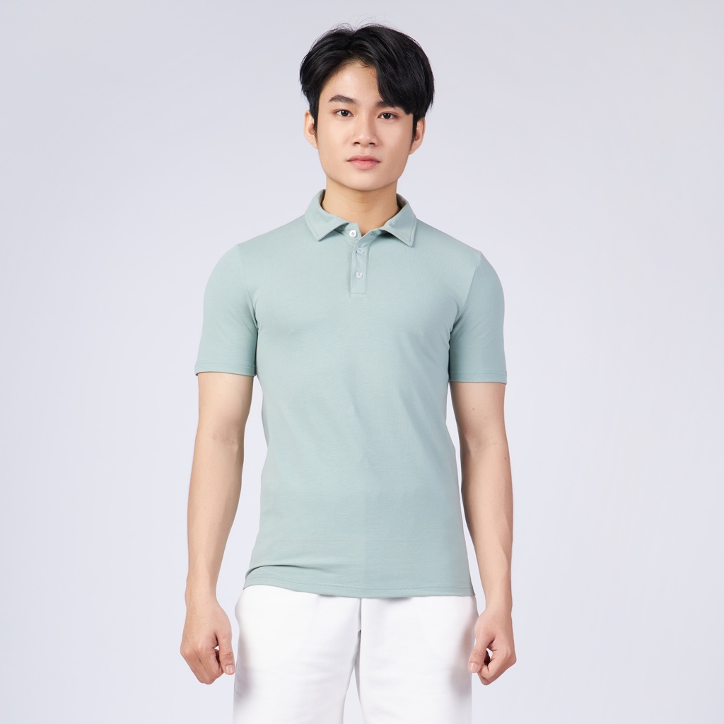 Áo polo nam DELTA RPO002M vải 100% cotton chất liệu mềm mịn co giãn 4 chiều, thấm hút mồ hôi tự nhiên