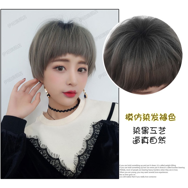 TẶNG LƯỚI Tóc giả nữ tomboy cá tính Hàn Quốc - TG63