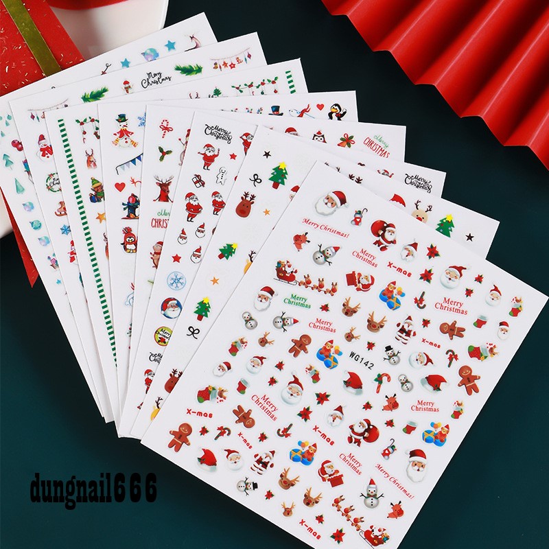Sticker giáng sinh,noel nhiều mẫu