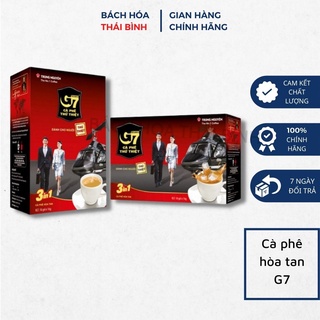 Cà phê sữa G7 hòa tan 3 in 1 hộp 18 gói