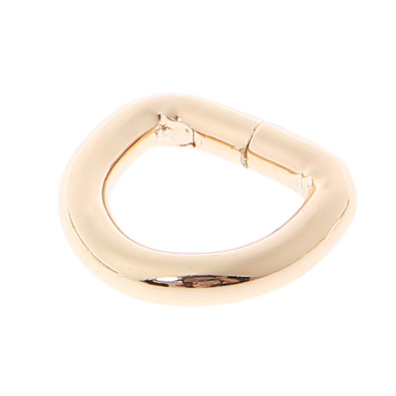 Set 10 khóa vòng chữ D bằng kim loại cho dây đeo da của túi xách tay