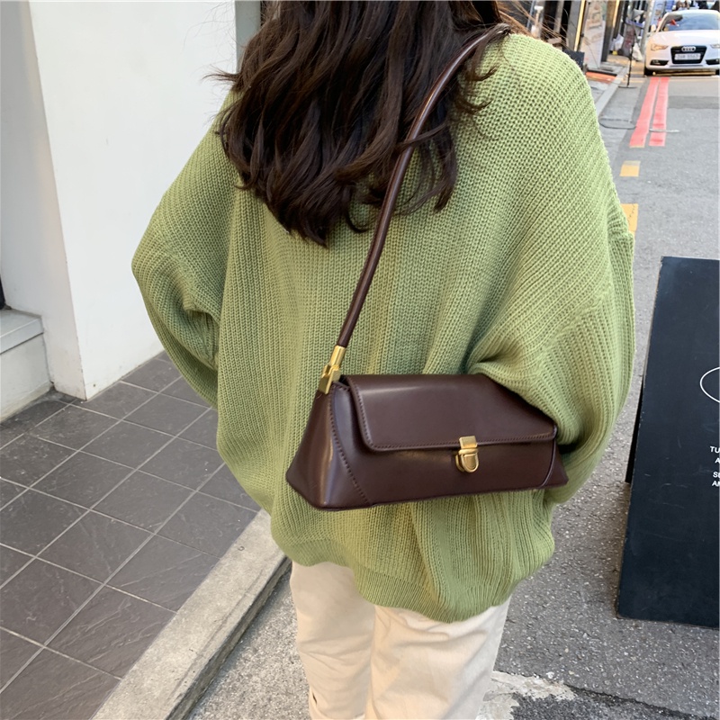 IELGY Túi đeo dưới cánh tay Thời Trang Đơn Giản Dành Cho Nữ