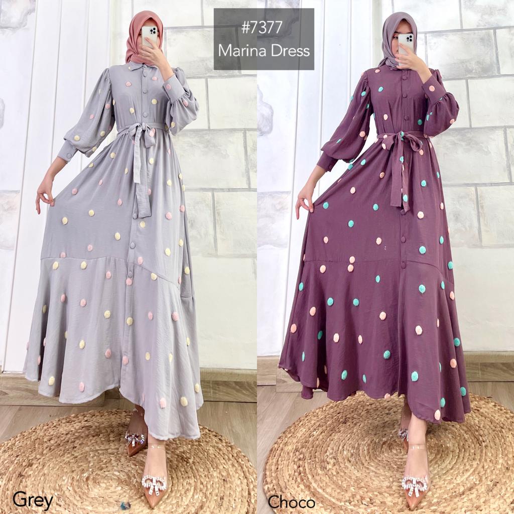 Đầm Cho Con Bú Phối Dây Đai Lưng LD 108 by MK
